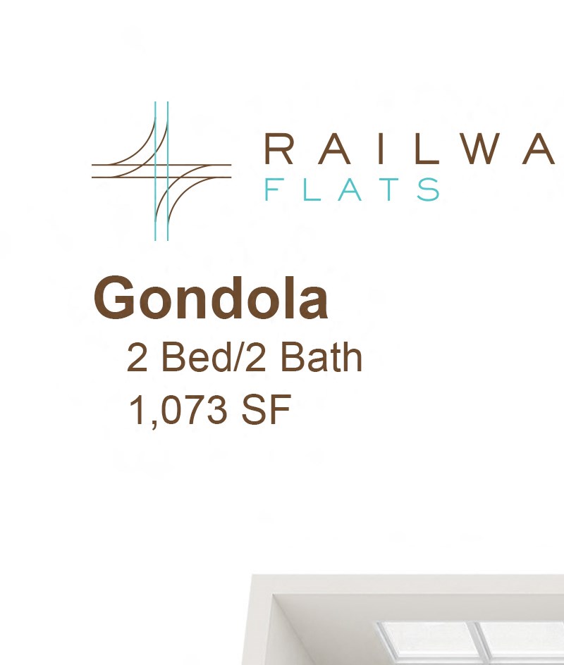 Gondola Floor Plan - 2 Bed/2 Bath Gondola 1,073 Sq.Ft. Floor Plan - 2 Bed/2 Bath